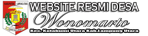 Website Resmi Desa Wonomarto Kecamatan Kotabumi Utara – Lampung Utara